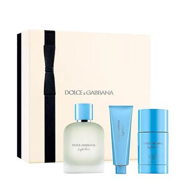 Imagem de Kit Dolce & Gabbana Light Blue Masculino - Eau De Toilette + Shower Gel + Desodorante