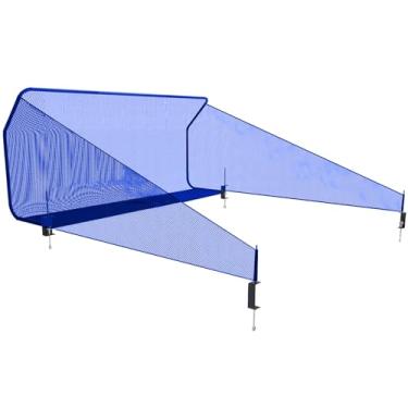 Imagem de Rede Aparadora de Bolas para Treinamento de Tênis de Mesa, Rede de Captura de Bola de Tênis de Mesa, Rede de Reciclagem de Bola de Pingue-Pong, Azul