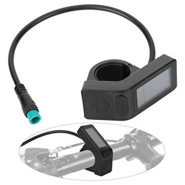 Imagem de aqxreight Conversão de Bateria de Lítio para Bicicleta LCD4 Instrumento à Prova d'água Conector Display de Tensão de Alimentação Início 6Km Potência Com Tensão Compatível 48V Reconhecer Bateria