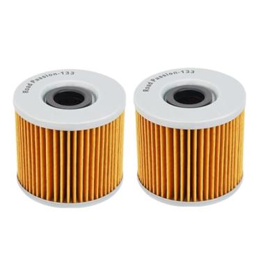 Imagem de Road Passion Filtro de óleo 16500-45810 compatível com Suzuki GS450 EE, EF, EG, EH, EJ 1984-1988 GS450 LT,LX,LZ,LD,LF,LG,LH,LJ 1980-1988 GS450 GAZ,GAD,GAF 19822 -1985 GS500 E (modelo europeu) 1988