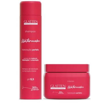 Imagem de Glatten Watermelon Shampoo e Máscara