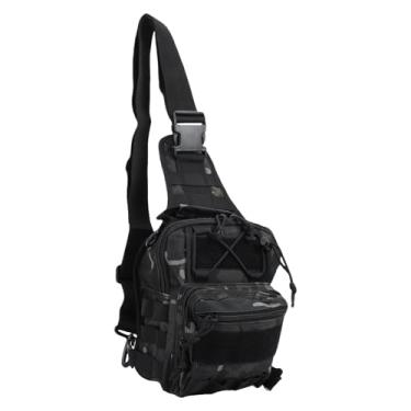 Imagem de Asixxsix Bolsa de Pesca, Grande Capacidade 20L Nylon à Prova D'água para Caminhadas Ao Ar Livre, Estilingue de Acampamento Bolsa Com Alça de Ombro Ajustável, para Viagens (20 litros)