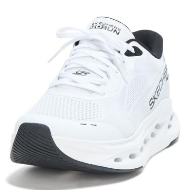 Imagem de Skechers Tênis masculino Max Cushion Glide Step Advert Hands Free Slip-ins, Branco, preto, 40 BR
