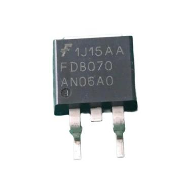 Imagem de 2x Transistor Fdb070an06a0 Mosfet N 80amp 60v Smd To263 - Fairchild