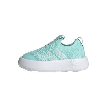 Imagem de adidas Tênis infantil Bubblecomfortable, Flash Aqua/Semi Flash Aqua/Branco, 20