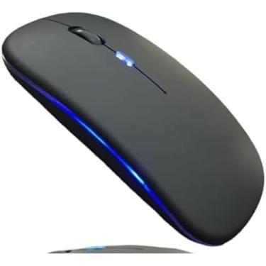 Imagem de Mouse Sem Fio 2.4GHz, 1200 DPI, Preto, Sensor Óptico, Ergonômico, 10cm x 2cm x 5.5cm, Alimentado por Pilha AA