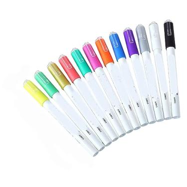 Imagem de ZJchao Canetas de 12 Cores para Arte Em Unhas, Canetas Vibrantes para Pintura de Esmalte 3D, Decorações para Arte Em Unhas DIY para Mulheres, Meninas, Ferramentas Profissionais de (Multicolor)
