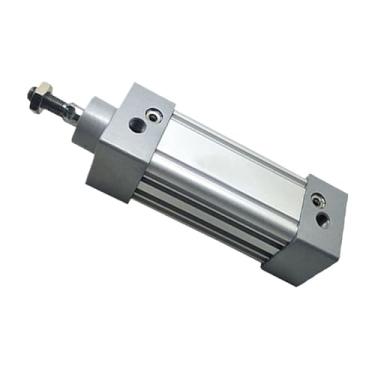 Imagem de CP95SDB32/40/50-25/50/100/125/150/200/300/400/500/1000 Pistão de cilindro pneumático padrão pneumático de dupla ação 25-1000 mm Curso (curso 400 mm, CP95SDB32)