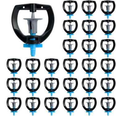 Imagem de Kit 100 Unidades Microaspersor Bailarina Mf2 138 LPH - Irrigação Econô