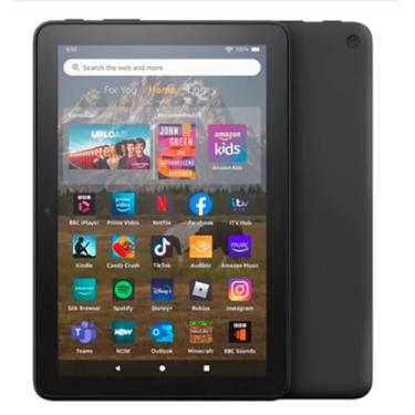 Imagem de Tablet Amaz F!re HD 8 (12ª Geração) Tela 8" HD - 32GB de Memória, 2GB RAM, Wi-Fi - Bateria de até 13 Horas e Processador Hexa-Core - Modelo Original Leve e Rápido para Leitura, Vídeos e Apps