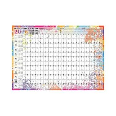 Imagem de Calendário De Parede Grande De 12 Meses 2026 Planejador Acadêmico Pôst