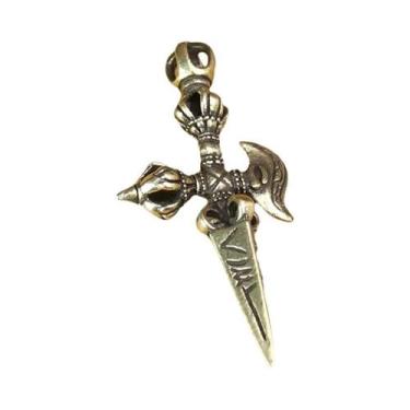 Imagem de Pestle Vajra De Latão Vintage, Amuleto De Buda Feng Shui, Decoração An