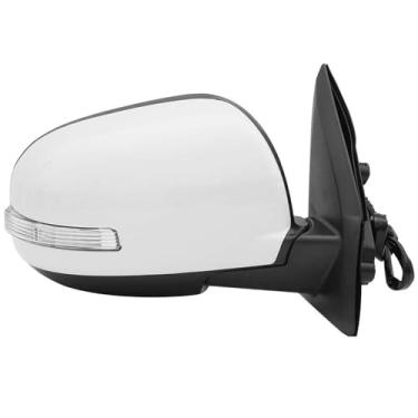 Imagem de Espelho retrovisor lateral do passageiro adequado para Mitsubishi ASX 2013-2021 montagem do espelho retrovisor lateral ajuste elétrico, aquecimento, dobra elétrica, luz de seta