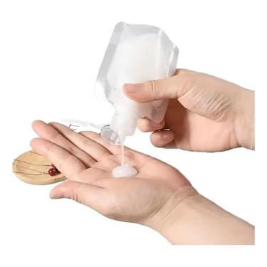 Imagem de Envelope Plástico Portátil Dispensador para Shampoo e Sabonete, Ideal para Viagens