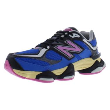 Imagem de New Balance 9060 Tênis masculino, Blue Oasis, rosa verdadeiro, âmbar lavado, 41