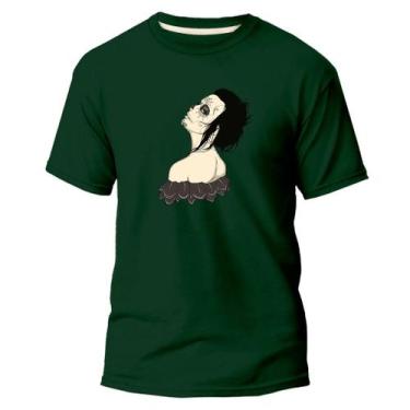 Imagem de Camiseta Básica Algodão Premium Estampa Digital La Catrina - Pavesi, V
