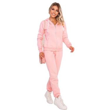 Imagem de Conjunto  Moletom Agasalho Calça e Blusa Inverno Quentinho - Gisele Fr