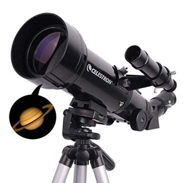 Imagem de pcagfaajmh Telescópio prático telescópio astronômico grande calibre espaço noturno espaço profundo alta potência zoom HD telescópio monocular com tripé