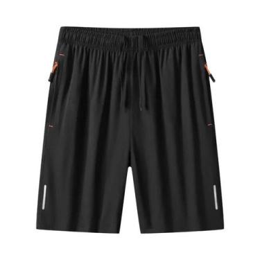 Imagem de Bermuda Cargo Masculina Leve E De Secagem Rápida Para Caminhadas De Ve