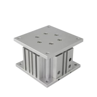 Imagem de Cilindro pneumático de ar de dupla ação para mesa guia MGF40-10 MGF40-20 MGF40-30 MGF40-40 MGF40-50 MGF40-75 -100(MGF40-50)