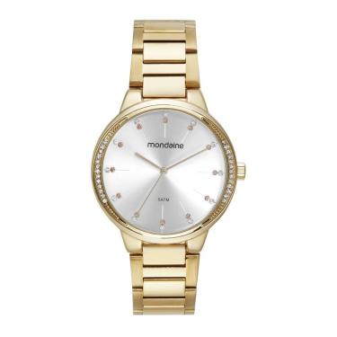Imagem de Relogio Mondaine Feminino Ref: 32681Lpmvde1 Casual Dourado
