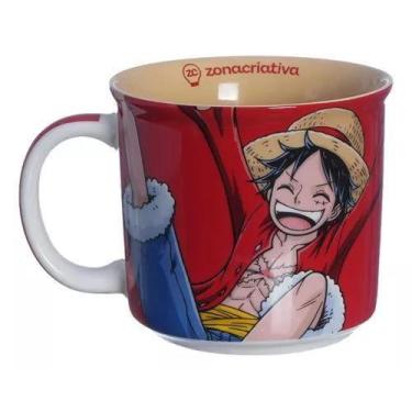 Imagem de Caneca Tom Stitch Luffy E Personagens Presente Cor Vermelho Monkey D L