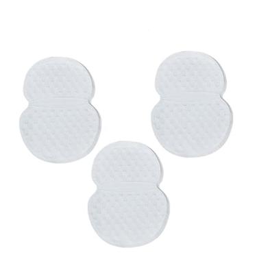 Imagem de Absorventes para suor de axila 60 unidades por pacote proteção descartável contra confortável sem odor super absorvente e à prova vazamento conveniente invisível adequado homens mulheres eficaz 6-8 ho