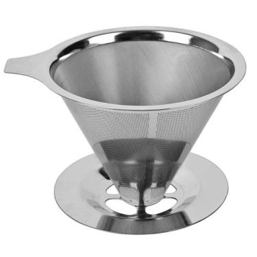 Imagem de Coador De Café De Inox 101 Não Utiliza Filtro Pour Over Chá - Relet