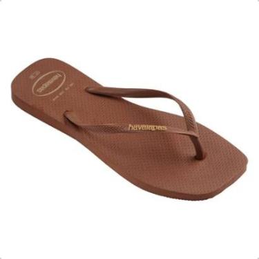 Imagem de Chinelo Havaianas Slim Square Logo Pop-up Original Feminino-Feminino