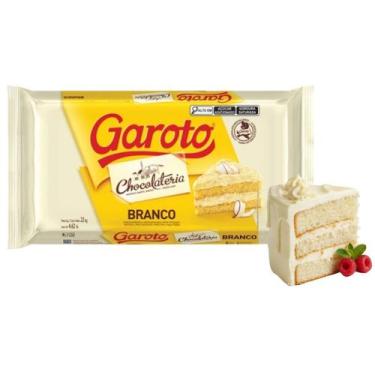 Imagem de Barra De Chocolate Para Cobertura Branco 2,1 Kg Garoto Nestlé