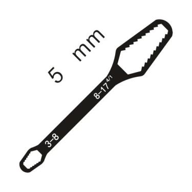 Imagem de Chave Torx Universal Ajustável 3-17mm Com Autoajuste E Cabeça Dupla  F