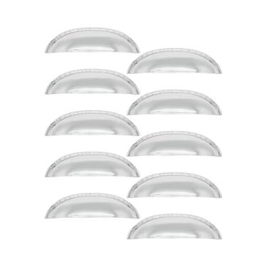 Imagem de Puxador Concha Puxador Armario Gaveta Colonial Moveis Retro (10, Cromado)