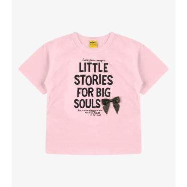 Imagem de Blusa Feminina Meia Malha Rovi Kids Rosa, 4, Rosa