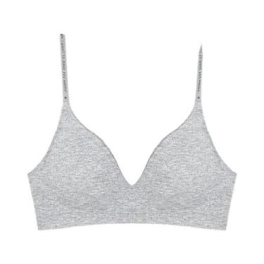 Imagem de Sutiã Sem Costura Sexy Feminino Com Decote Em V Profundo, Alça Com Let