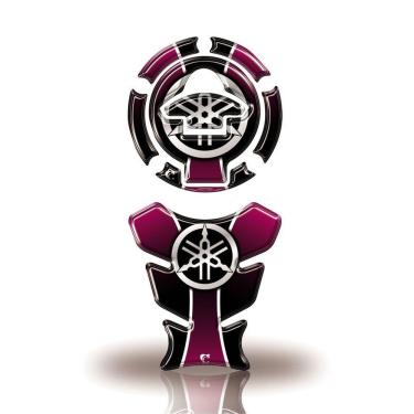 Imagem de Adesivo Resinado Protetor Tanque E Bocal Moto Yamaha Acima 2016 Pink Pink