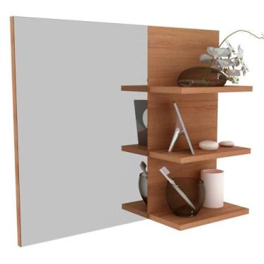 Imagem de Espelheira Para Banheiro Bn3608 Amendoa - TECNO MOBILI