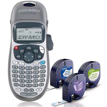 Imagem de Rotulador Eletrônico Letratag Dymo Plus Lt100h 3fita Suporte
