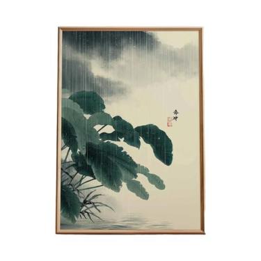 Imagem de Arte De Parede De Pinheiro Antigo Sem Moldura, Decoração Zen Japonesa 