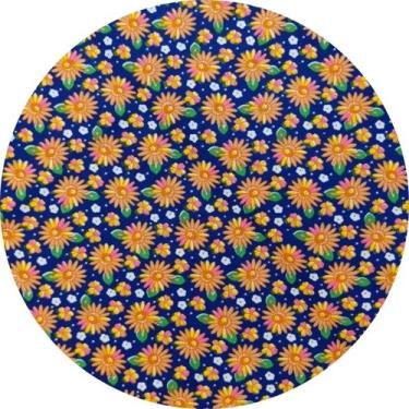 Imagem de Tecido Chitão Poliéster 1,00 x 1,40 Metros cor:Preto-02 - Tecidos SG, 