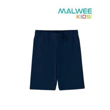 Imagem de Bermuda Infantil Menina Modelo Ciclista AZUL MARINHO em Cotton Malwee 