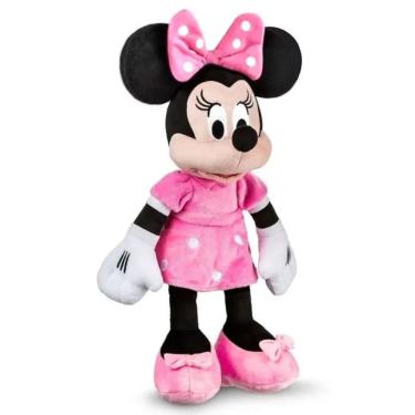 Imagem de Pelúcia Minnie ROSA Grande de 50cm - Uma Graça! Super Macia! Pelucia Infantil - Mini Minne Menina Mine - PANAMI
