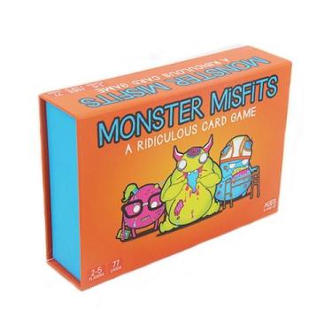 Imagem de Jogo de cartas Monsters Misfits Fun Family para adultos, adolescentes 