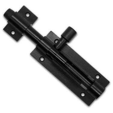 Imagem de Ferrolho Jumbo 90mm para Portas e Portões com Furo para Cadedo Kit com