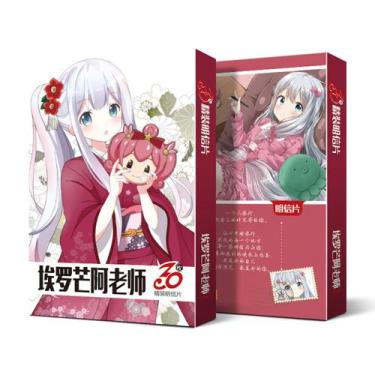 Imagem de Cartões postais Eromangas Senseis Anime, pacote de 30 unidades, papel 
