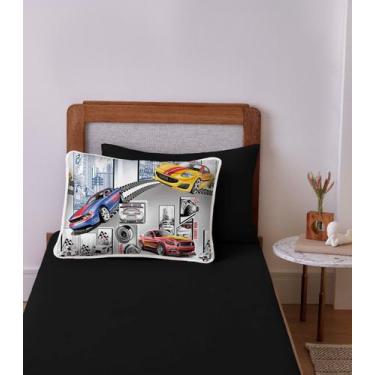 Imagem de Jogo de Cama Solteiro Game On Vivaldi Preto, UN, Preto