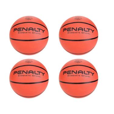 Imagem de Kit 04 Bolas de Basquete Penalty Oficial Playoff IX-Masculino
