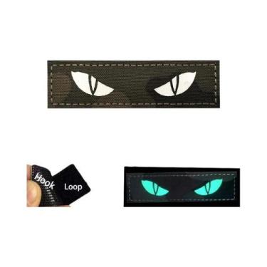 Imagem de Emblemas Reflexivos De Olhos De Gato Que Brilham No Escuro, Distintivo
