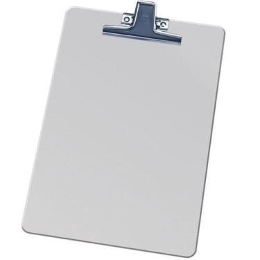 Imagem de Prancheta Acrimet oficio A4 aluminio prendedor inox 123