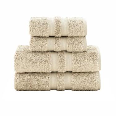 Imagem de Kit Jogo De Toalhas Buddemeyer 4 Peças Algodão Egipcio Banhão e Rosto 