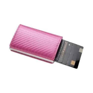 Imagem de Porta-cartões De Crédito Slim Minimalista Com RFID, Carteira Antifurto